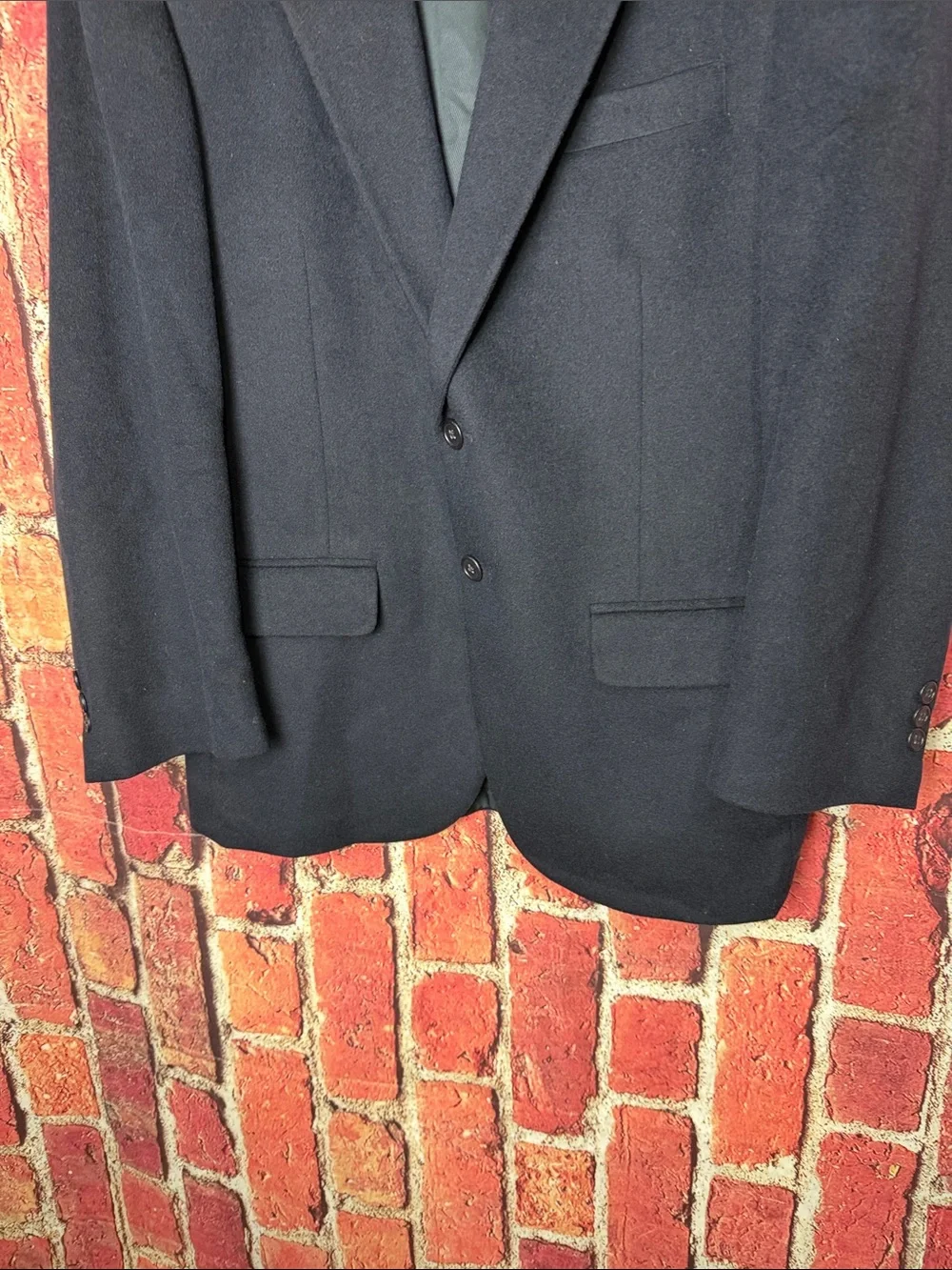 Miller Bros Newton Men’s Wool Blend Sport Coat Blazer Size 40S Navy Made in USA